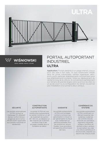 Portail coulissant industriel ULTRA
