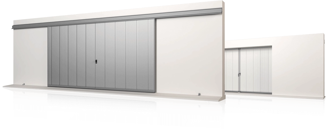 Porte à deux vantaux