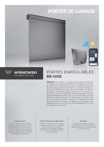 Portes enroulables BR-100E
