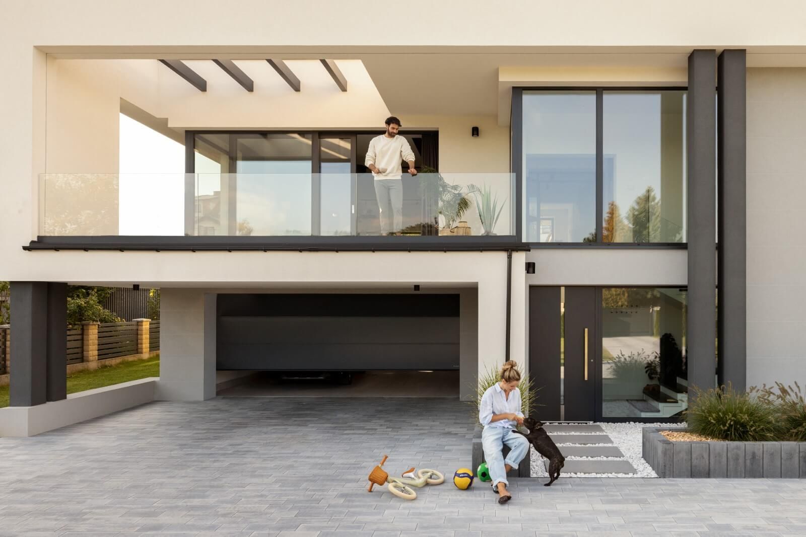 Porte de garage sécurisée