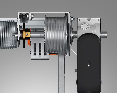 Fixation de la motorisation électrique