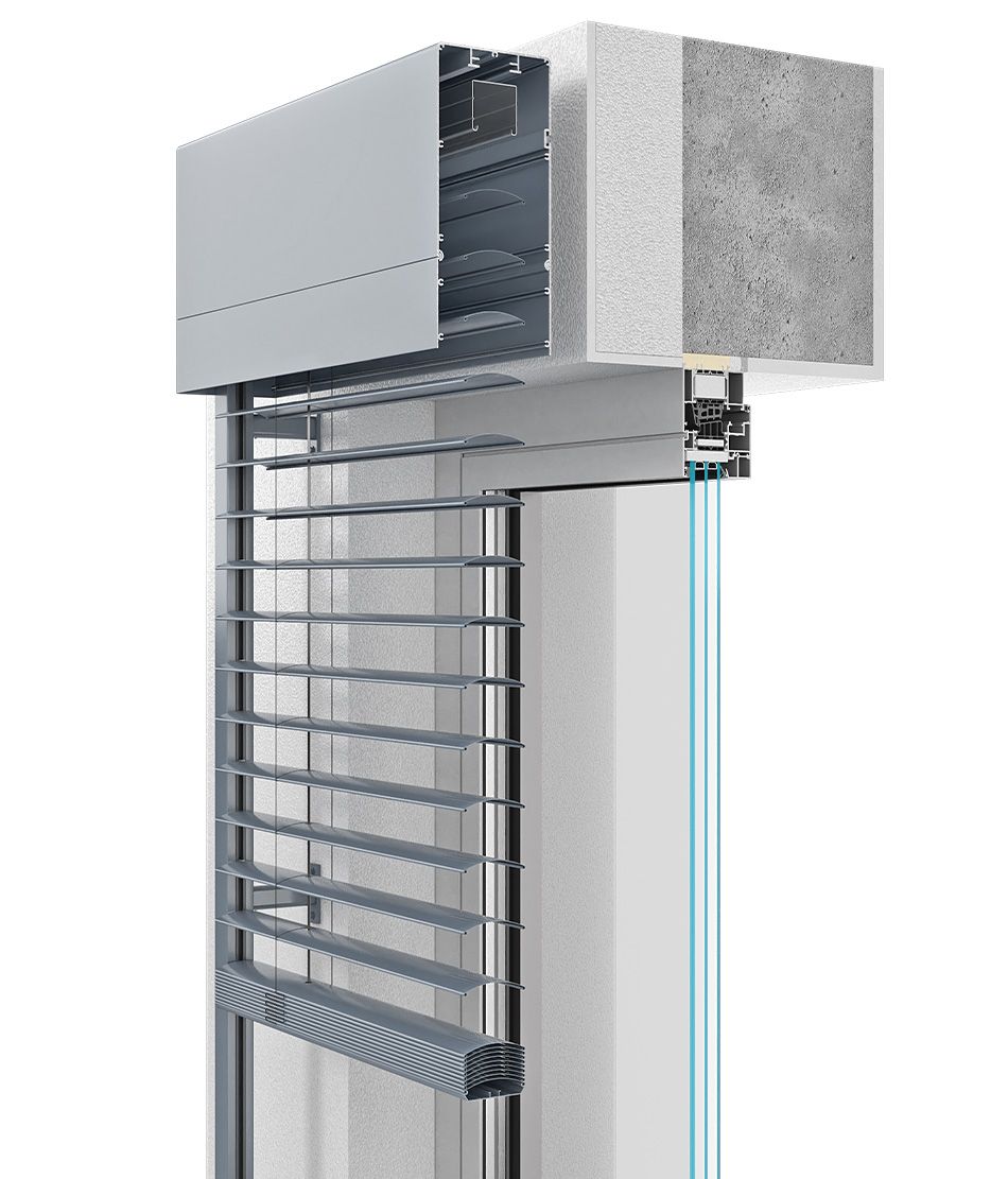 Brise soleil orientable autoportant